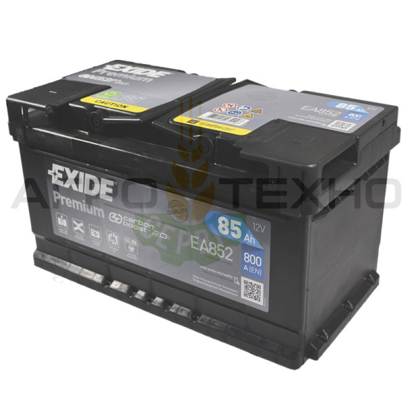 Exide 85Ah 800A Premium / EA852 Exide 85, Exide 85 Premium, Exide EA852, EA852 Exide, купить аккумулятор Exide, Exide Переяслав, купить аккумулятор Exide 85, Exide 85 800