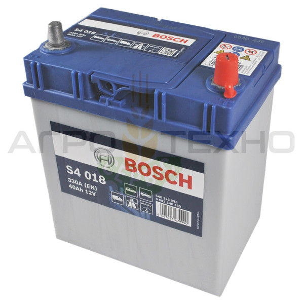 Bosch 40 Ah 330 A / S4 018 Bosch 40, Bosch S4 018, акумулятор Bosch S4 018, купити акумулятор Bosch S4 018, акумулятор Bosch 40, купити акумулятор Bosch 40, Бош 40, акумулятор Бош 40, купити акумулятор Бош 40, Bosch 40 330