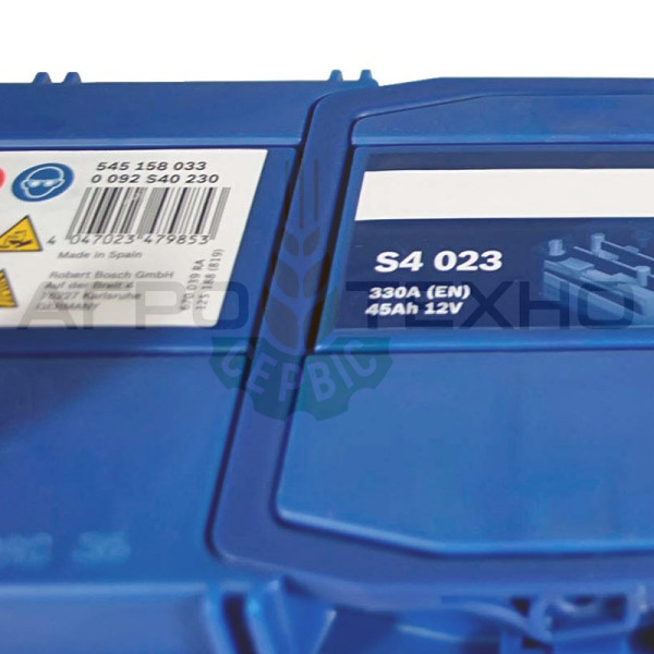 Bosch 45 Ah 330 A / S4 023 Bosch 45, Bosch S4 023, акумулятор Bosch S4 023, купити акумулятор Bosch S4 023, акумулятор Bosch 45, купити акумулятор Bosch 45, Бош 45, акумулятор Бош 45, купити акумулятор Бош 45, Bosch 45 330