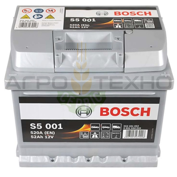 Bosch 52, Bosch S5 001, акумулятор Bosch S5 001, купити акумулятор Bosch S5 001, акумулятор Bosch 52, купити акумулятор Bosch 52, Бош 52, акумулятор Бош 52, купити акумулятор Бош 52, Bosch 52 520