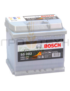 Bosch 54Ah 530 A / S5 002 Bosch 54Ah 530 A / S5 002
