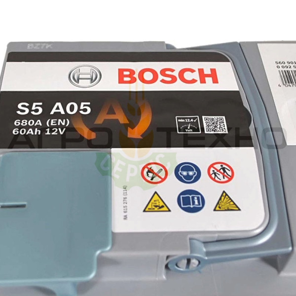 Bosch 60 AGM, акумулятор Bosch 60 AGM, купити акумулятор Bosch 60 AGM, bosch S5 A05, акумулятор bosch S5 A05, купити акумулятор bosch S5 A05