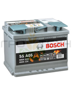 Bosch 60 Ah 680 A AGM / S5 A05