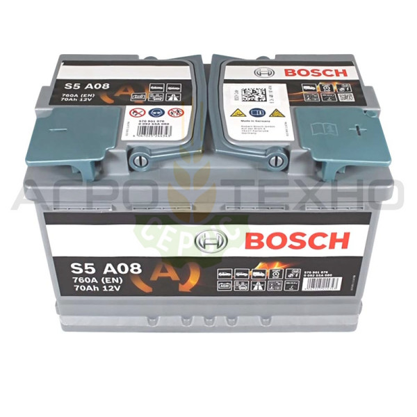 Bosch 70 AGM, аккумулятор Bosch 70 AGM, купить аккумулятор Bosch 70 AGM, bosch S5 A08, аккумулятор bosch S5 A08, купить аккумулятор bosch S5 A08