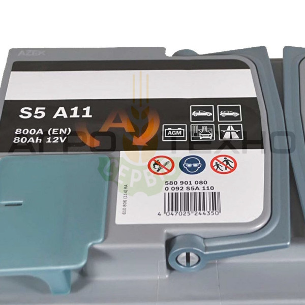 Bosch 80 AGM, акумулятор Bosch 80 AGM, купити акумулятор Bosch 80 AGM, bosch S5 A11, акумулятор bosch S5 A11, купити акумулятор bosch S5 A11