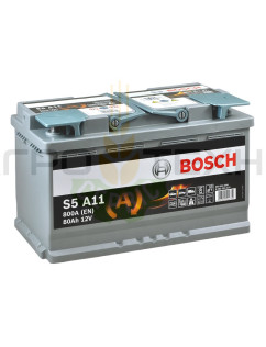 Bosch 80 Ah 800 A AGM / S5 A11 Bosch 80 Ah 800 A AGM / S5 A11