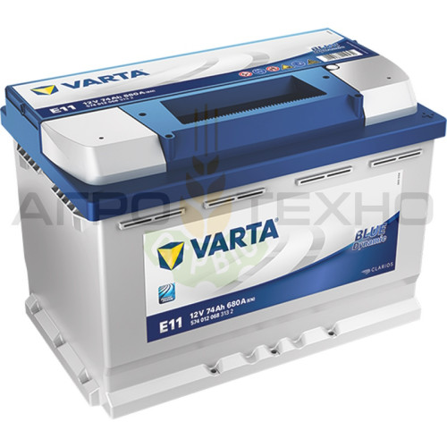 Varta 74 Ah 680 A / E11