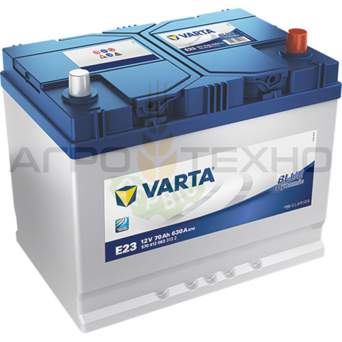 Varta 70 Ah 630 A / E23