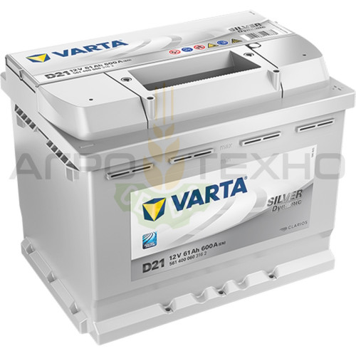 Varta 61 Ah 600 A / D21