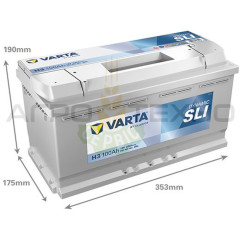 Varta 100 Ah 830 A / H3
