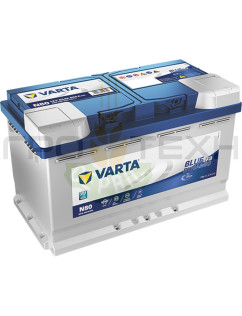 VARTA 80 AH 800 A EFB / N80 VARTA 80 AH 800 A EFB / N80