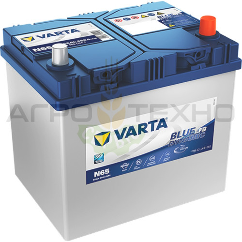 VARTA 65 AH 650 A EFB / N65 VARTA 65 AH 650 A EFB / N65