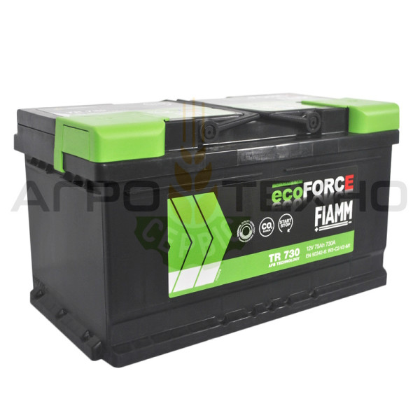 Fiamm 75 Ah 730A AFB / TR730 Fiamm 75 AFB, Fiamm 75 730, акумулятор Fiamm 75, акб Fiamm, акумулятори Fiamm, Fiamm 75 AFB, Фіам 75, акумулятор Фіамм