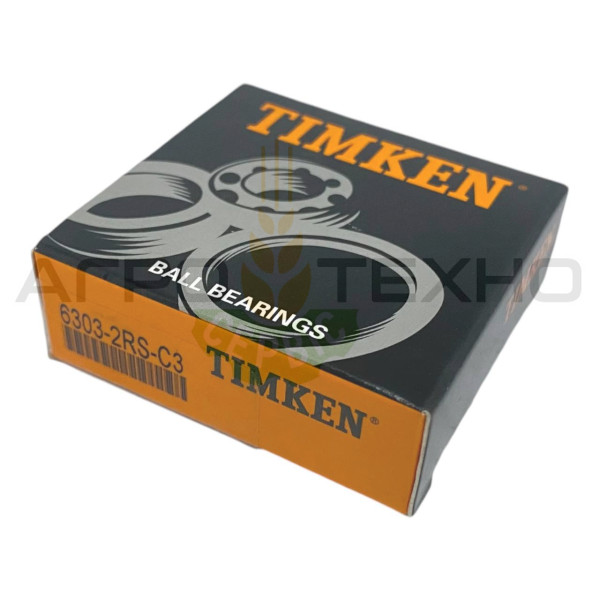 132648 (6303 2RS С3) - Підшипник Claas / Timken