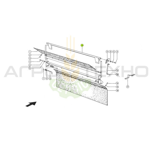 748974 - Щиток Claas / Original 748974 - Щиток Claas / Original
