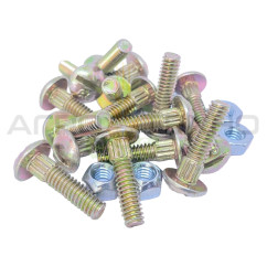 H125890/H125892 - Гвинт + гайка John Deere / Alpha Parts