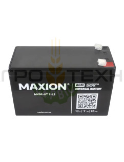 MAXION 12V 7Ah - Акумуляторна батарея / AGM