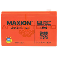 MAXION 12V 7.5Ah - Акумуляторна батарея / GEL