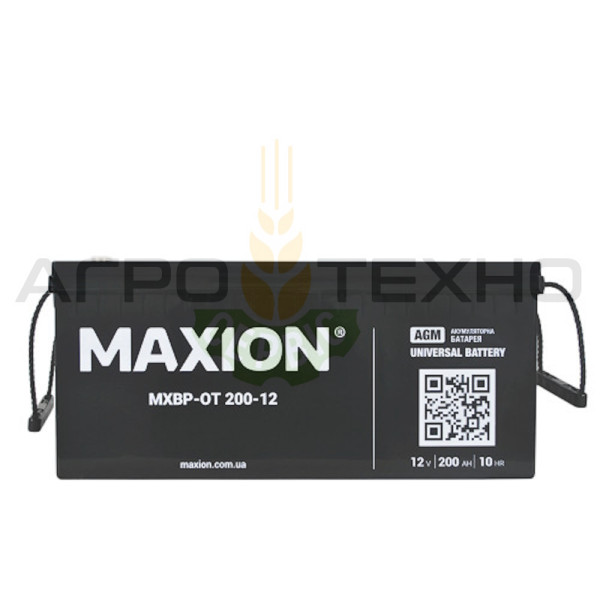 Акумулятор 12-200, акумулятор 12V 200Ah, акумулятор для інвертора, купити акумулятор гелевий, акб 12V 200Ah, MAXION 12V 200Ah AGM