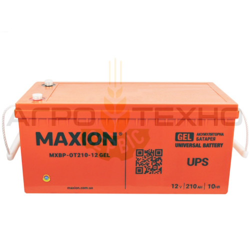 MAXION 12V 210Ah - Акумуляторна батарея / GEL