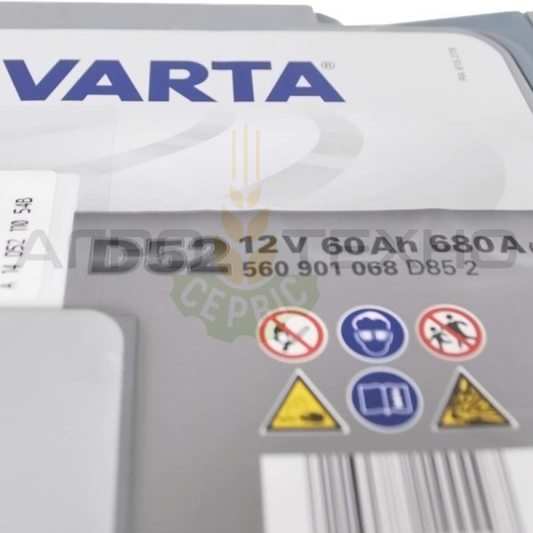 Varta 60 Ah 680 A AGM / D52 Varta 60 AGM, акумулятор Varta 60 AGM, Varta D52, акумулятор Varta D52, купити акумулятор Varta D52, акумулятор Varta D52 купити, Varta 60 AGM купити, купити акумулятор Varta 60 AGM