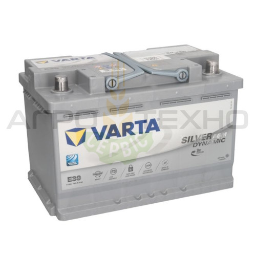Varta 70 Ah 760 A AGM / E39