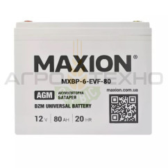 MAXION 12V 80Ah - Акумуляторна батарея DZM / AGM