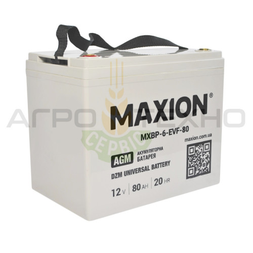 MAXION 12V 80Ah - Акумуляторна батарея DZM / AGM