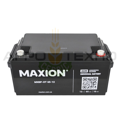 MAXION 12V 65Ah - Акумуляторна батарея / AGM MAXION 12V 65Ah - Акумуляторна батарея / AGM