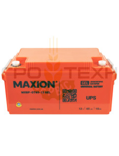 MAXION 12V 65Ah - Акумуляторна батарея / GEL