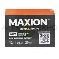 MAXION 12V 70Ah - Акумуляторна батарея DZM / AGM