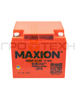 MAXION 12V 45Ah - Акумуляторна батарея / GEL MAXION 12V 45Ah - Акумуляторна батарея / GEL