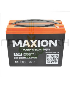 MAXION 12V 30Ah - Акумуляторна батарея DZM / AGM MAXION 12V 30Ah - Акумуляторна батарея DZM / AGM