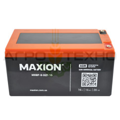 MAXION 12V 15Ah - Акумуляторна батарея DZM / AGM
