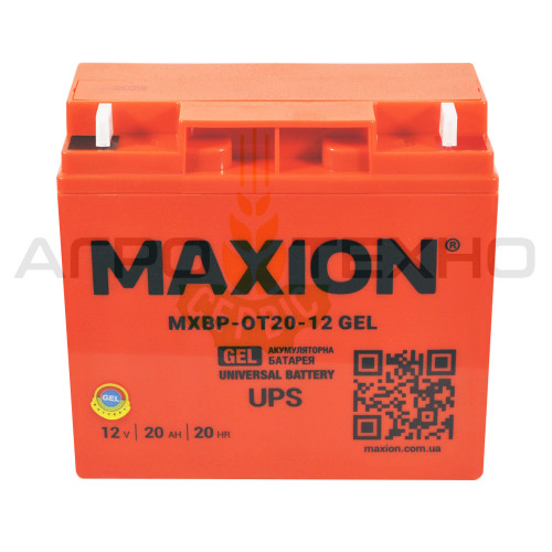 MAXION 12V 20Ah - Акумуляторна батарея / GEL