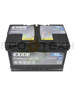 Exide 72Ah 720A Premium / EA722