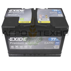 Exide 77Ah 760A Premium / EA770