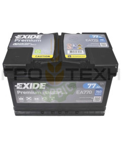 Exide 77Ah 760A Premium / EA770