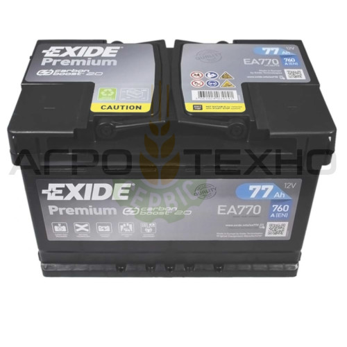 Exide 77Ah 760A Premium / EA770