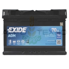 Exide 70Ah 760A AGM / EK700