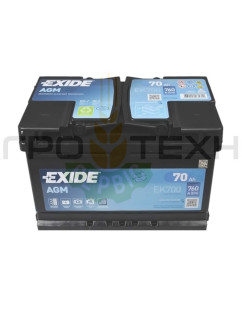 Exide 70Ah 760A AGM / EK700 Exide 70Ah 760A AGM / EK700
