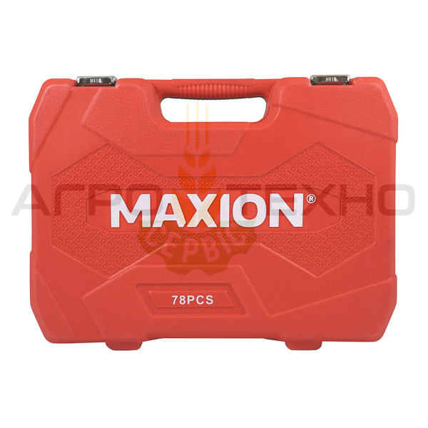 Набір інструментів 1/2" + 1/4" / Maxion (78 одиниць) Набір інструментів 1/2"+1/4", Набір інструментів 78 одиниць, Набір інструментів maxion, купити набір головок, набір головок 1/2+1/4, набір головок з ріжковими ключами