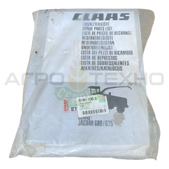 185150 - Каталог запчастин Claas Jaguar 675, 680 / Original
